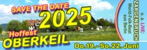 Oberkeil Hoffest Flyer 2025 Zargenbruch als Headliner