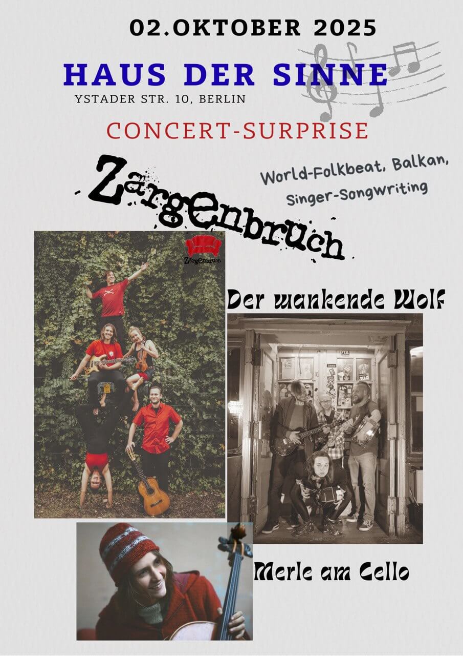 Flyer 2 oktober 25 haus der Sinne